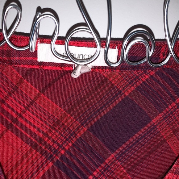 Red and Navy flannel - Picture 3 of 4
